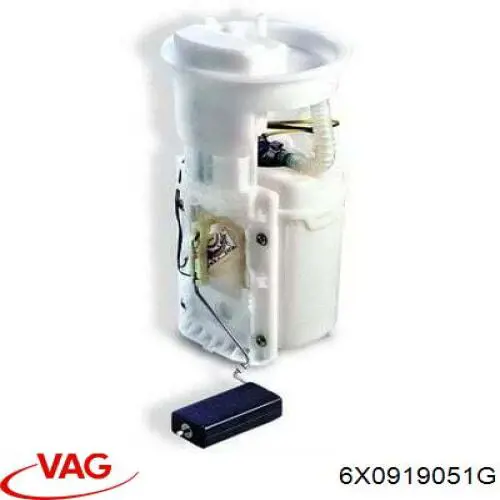 6X0919051G VAG Módulo de bomba de combustível com sensor do nível de combustível