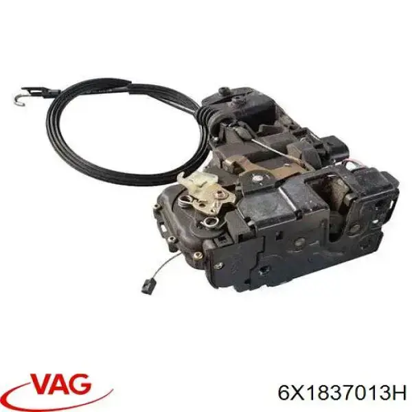 6X1837013H VAG Fecho da porta dianteira esquerda