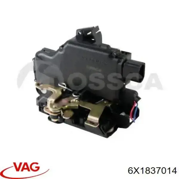 6X1837014 VAG Fecho da porta dianteira direita