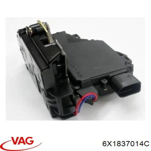 6X1837014C VAG Fecho da porta dianteira direita