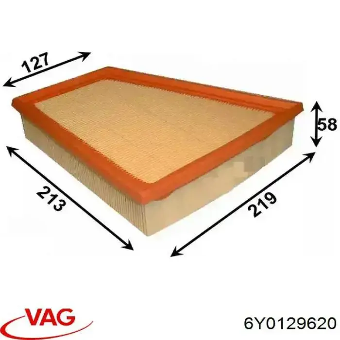 Filtro de ar VAG 6Y0129620 preço, a partir de 10,35 USD