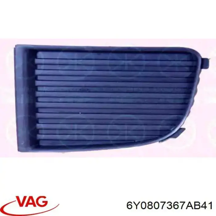 Compre 6Y0807367AB41 VAG Tampão (grelha) das luzes de nevoeiro do pára-choque dianteiro esquerdo