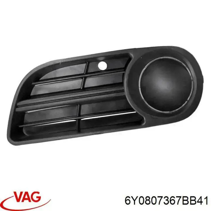 Compre 6Y0807367B VAG Tampão (grelha) das luzes de nevoeiro do pára-choque dianteiro esquerdo