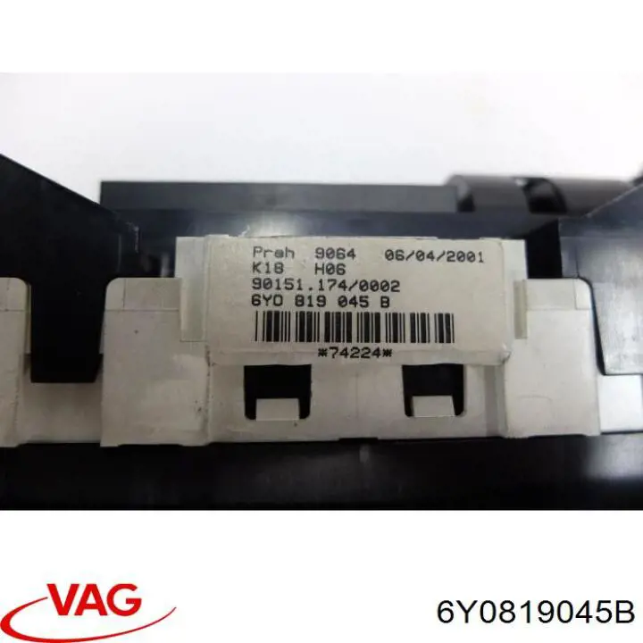 Unidade de controlo dos modos de aquecimento/condicionamento VAG 6Y0819045JB41 preço, a partir de 36,64 USD