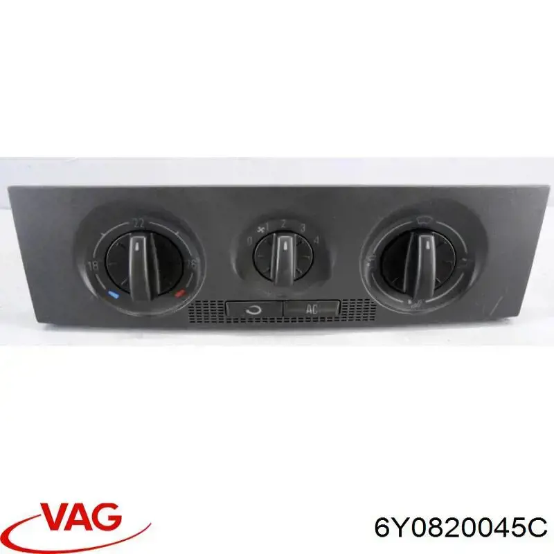 6Y0820045C VAG Unidade de controlo dos modos de aquecimento/condicionamento