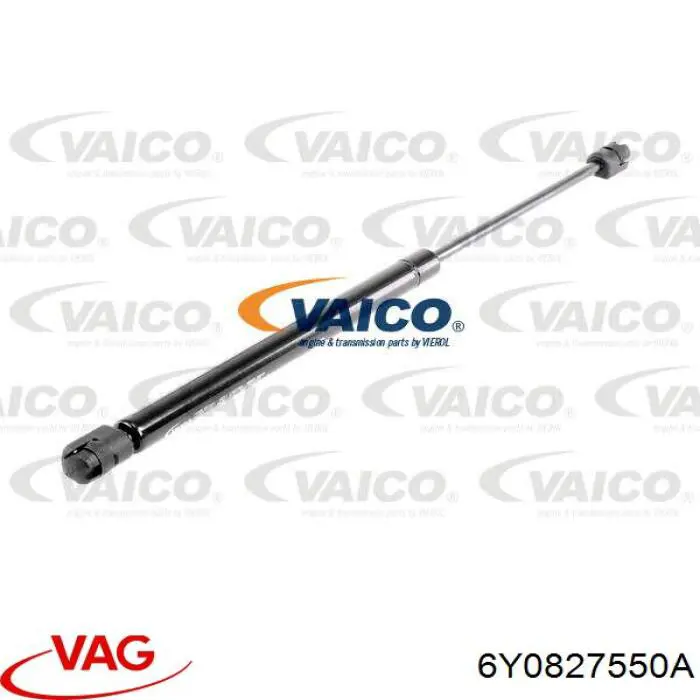 6Y0827550A VAG Amortecedor de tampa de porta-malas (de 3ª/5ª porta traseira)