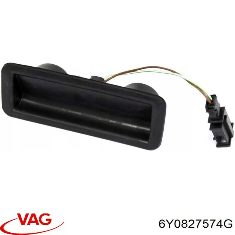 Puxador externo de tampa de porta-malas (de 3ª/5ª porta traseira) VAG 6Y0827574C preço, a partir de 26,74 USD