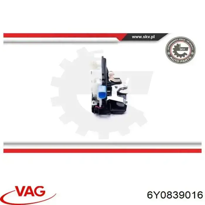 6Y0839016 VAG Fecho da porta traseira direita