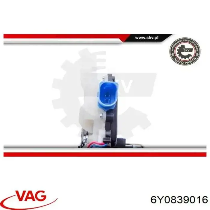 Fecho da porta traseira direita VAG 6Y0839016 preço, a partir de 56,18 USD