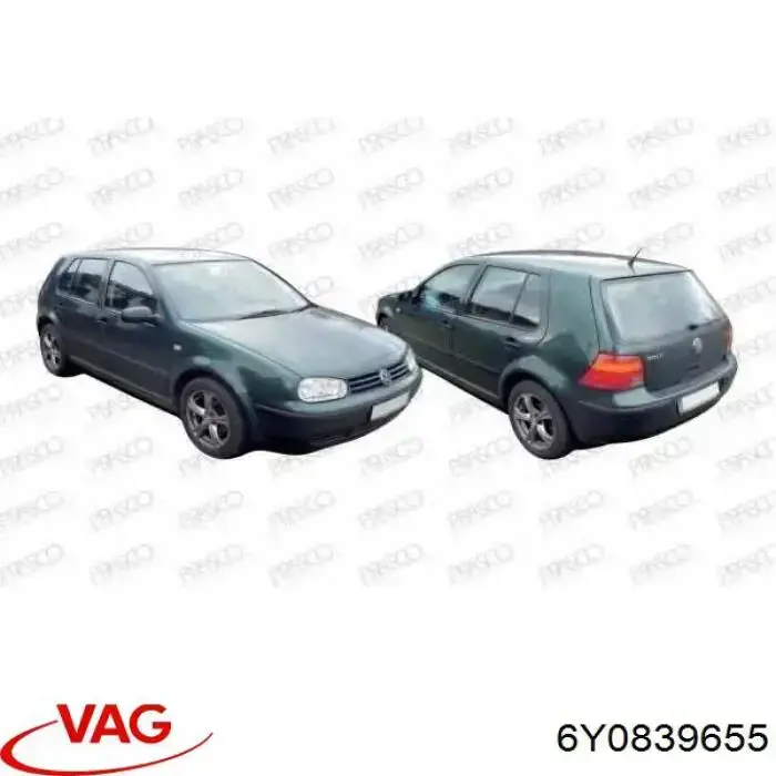 Mecanismo de acionamento de vidro da porta traseira esquerda VAG 6Y0839655 preço, a partir de 113,36 USD