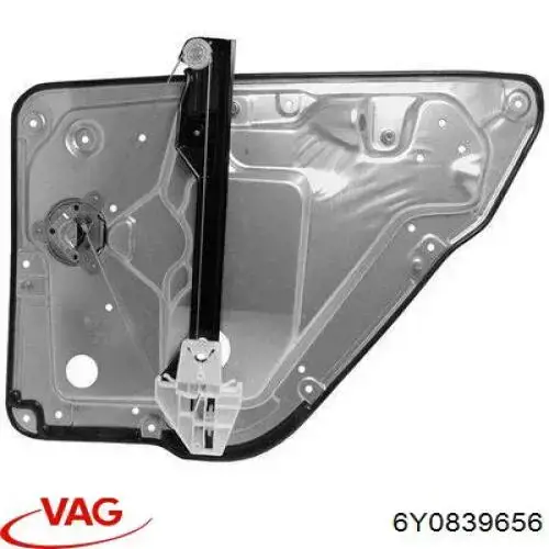 Compre 6Y0839656 VAG Mecanismo de acionamento de vidro da porta traseira direita
