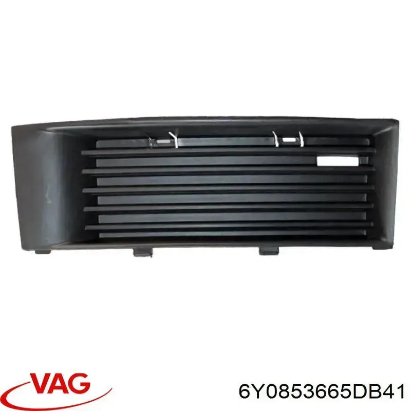 Grelha esquerda do pára-choque dianteiro VAG 6Y0853665DB41 preço, a partir de 9,78 USD