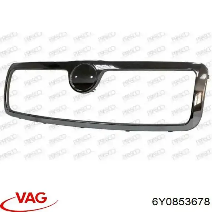 Compre 6Y0853678 VAG Placa sobreposta (carcaça) de grelha do radiador