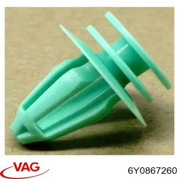 Cápsula (prendedor) de fixação de revestimento da porta VAG 6Y0867260 preço, a partir de 1,99 USD