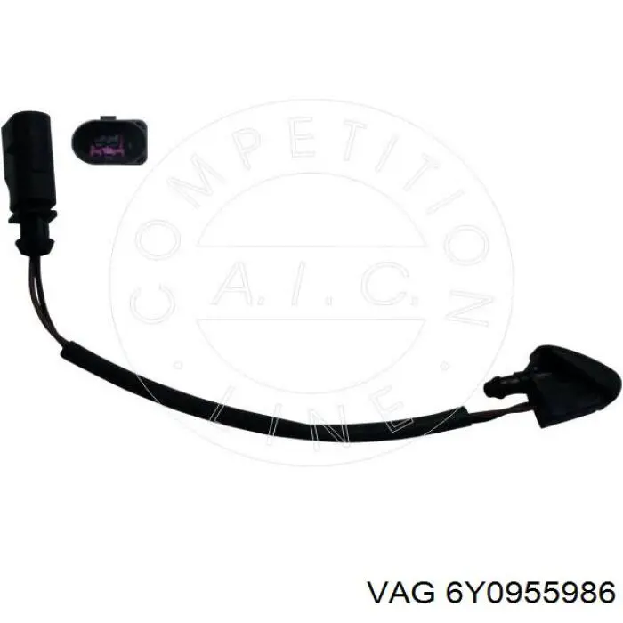 6Y0955986 VAG Injetor de fluido para lavador de pára-brisas