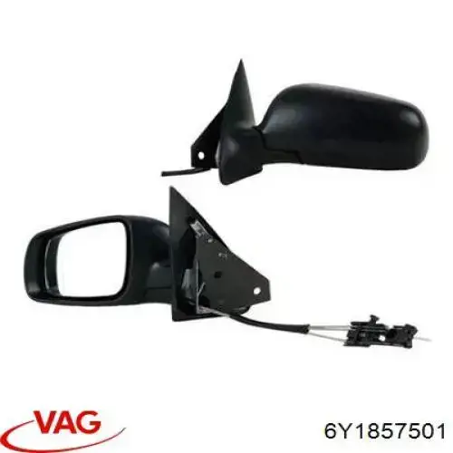 6Y1857501 VAG Espelho de retrovisão esquerdo