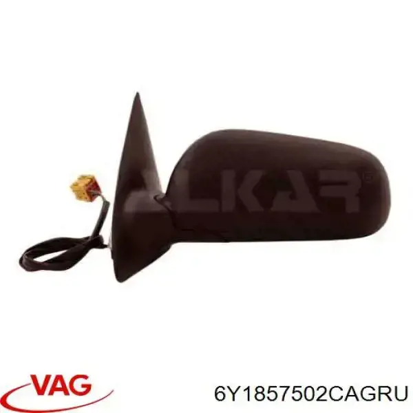 6Y1857502CAGRU VAG Espelho de retrovisão direito