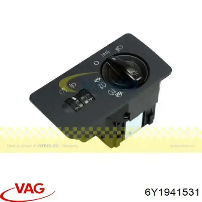 Comutador das luzes no "painel de instrumentos" VAG 6Y1941531 preço, a partir de 56,18 USD