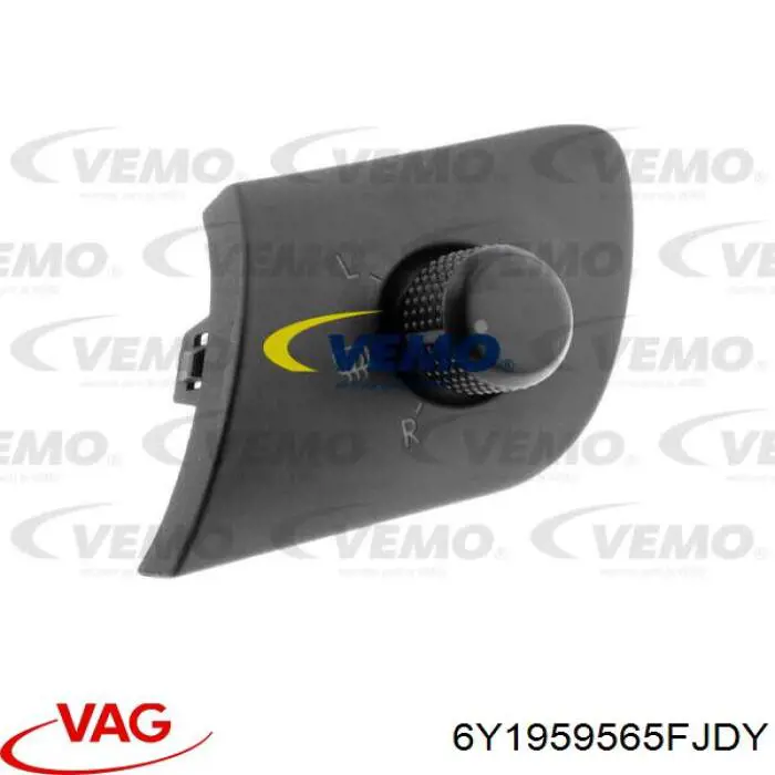 6Y1959565FJDY VAG Unidade de controlo dos espelhos de retrovisão, na porta