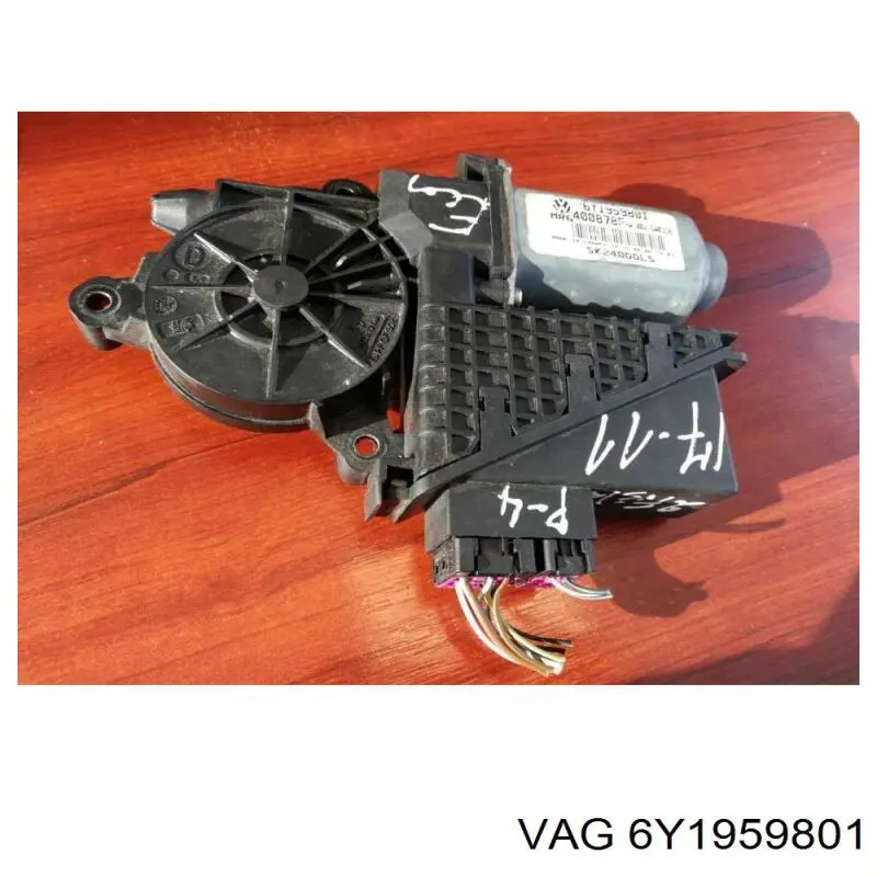 6Y1959801SK4 VAG Motor de acionamento de vidro da porta dianteira
