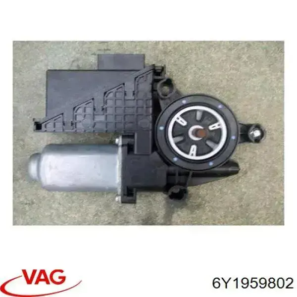 6Y1959802 VAG Motor de acionamento de vidro da porta dianteira direita