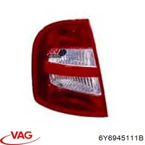 6Y6945111B VAG Lanterna traseira esquerda