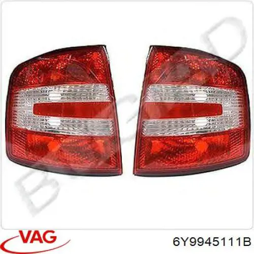 6Y9945111B VAG Lanterna traseira esquerda