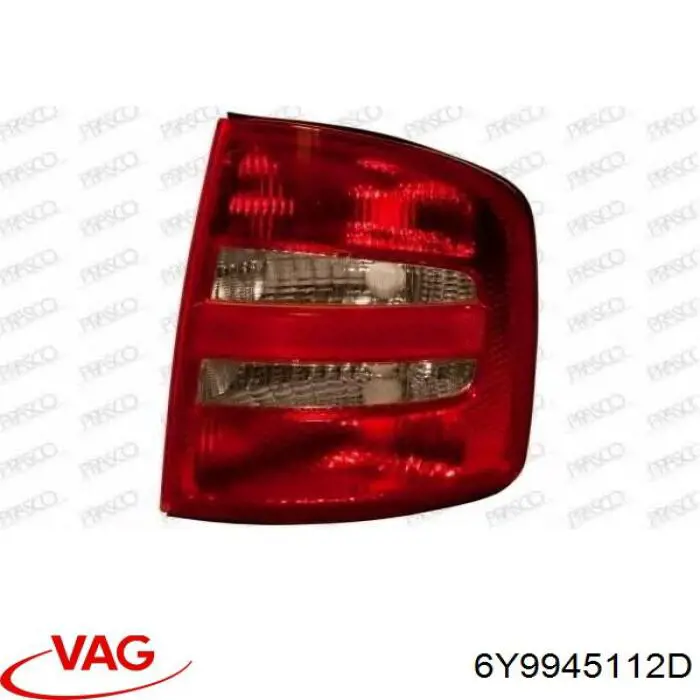6Y9945112D VAG Lanterna traseira direita