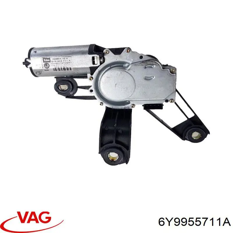 6Y9955711A VAG Motor de limpador pára-brisas de vidro traseiro