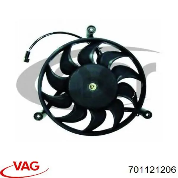 Compre 701121206 VAG Consola de motor de ventilador de esfriamento no difusor