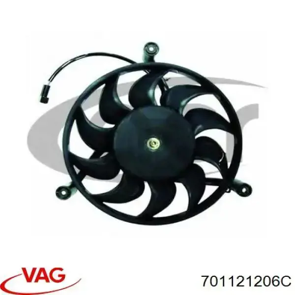 Compre 701121206C VAG Consola de motor de ventilador de esfriamento no difusor