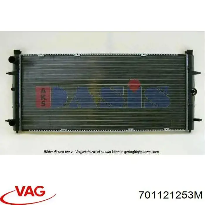 Radiador de esfriamento de motor VAG 701121253M preço, a partir de 79,63 USD