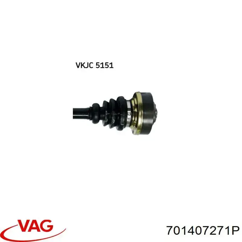 Compre 701407271P VAG Semieixo (acionador) dianteiro direito