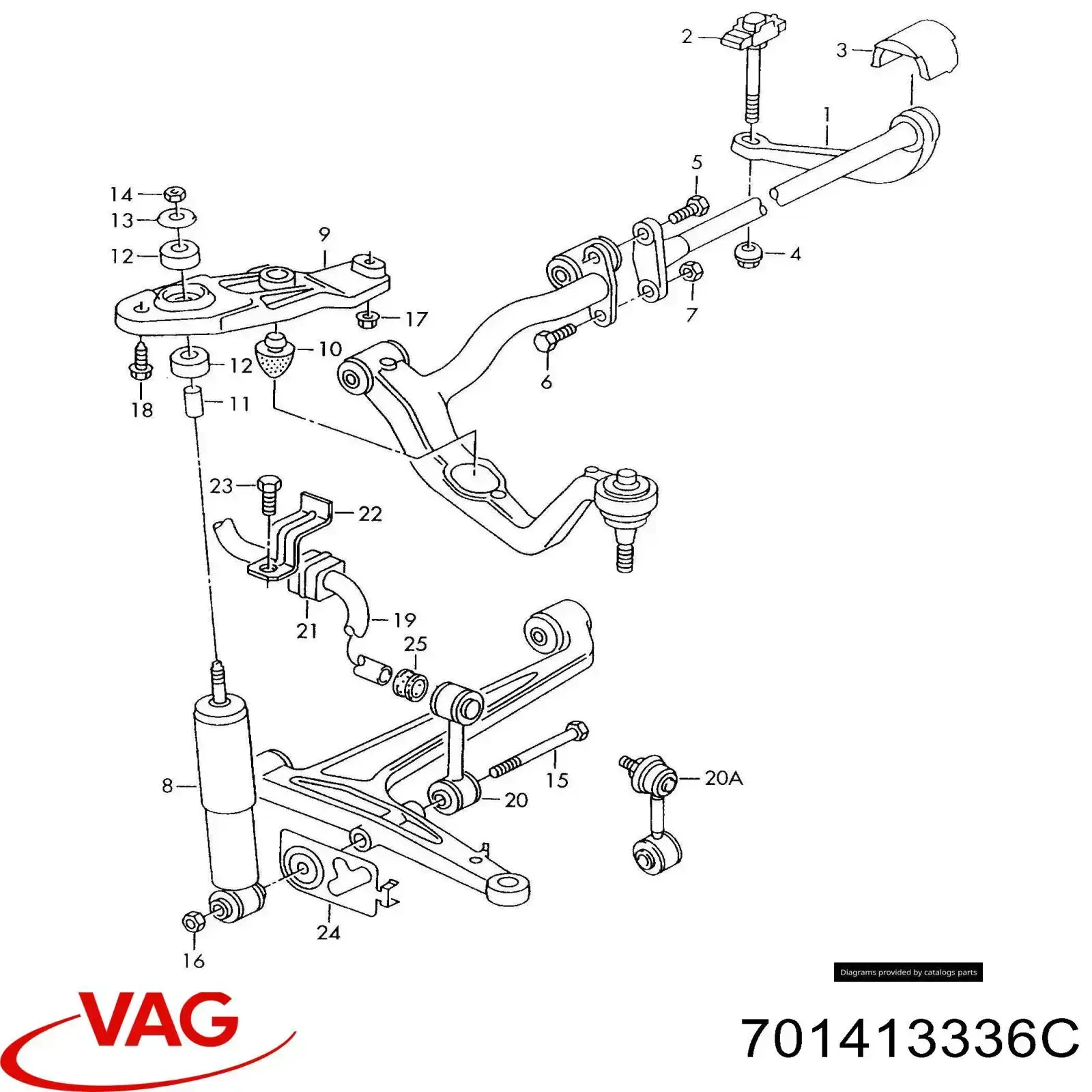  VAG 701413336C preço, a partir de 130,84 USD