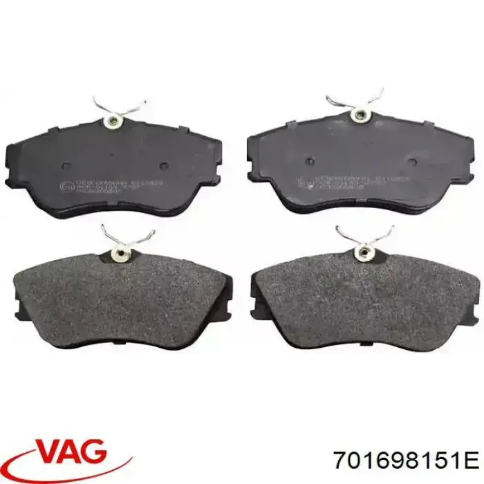 Compre 701698151E VAG Sapatas do freio dianteiras de disco