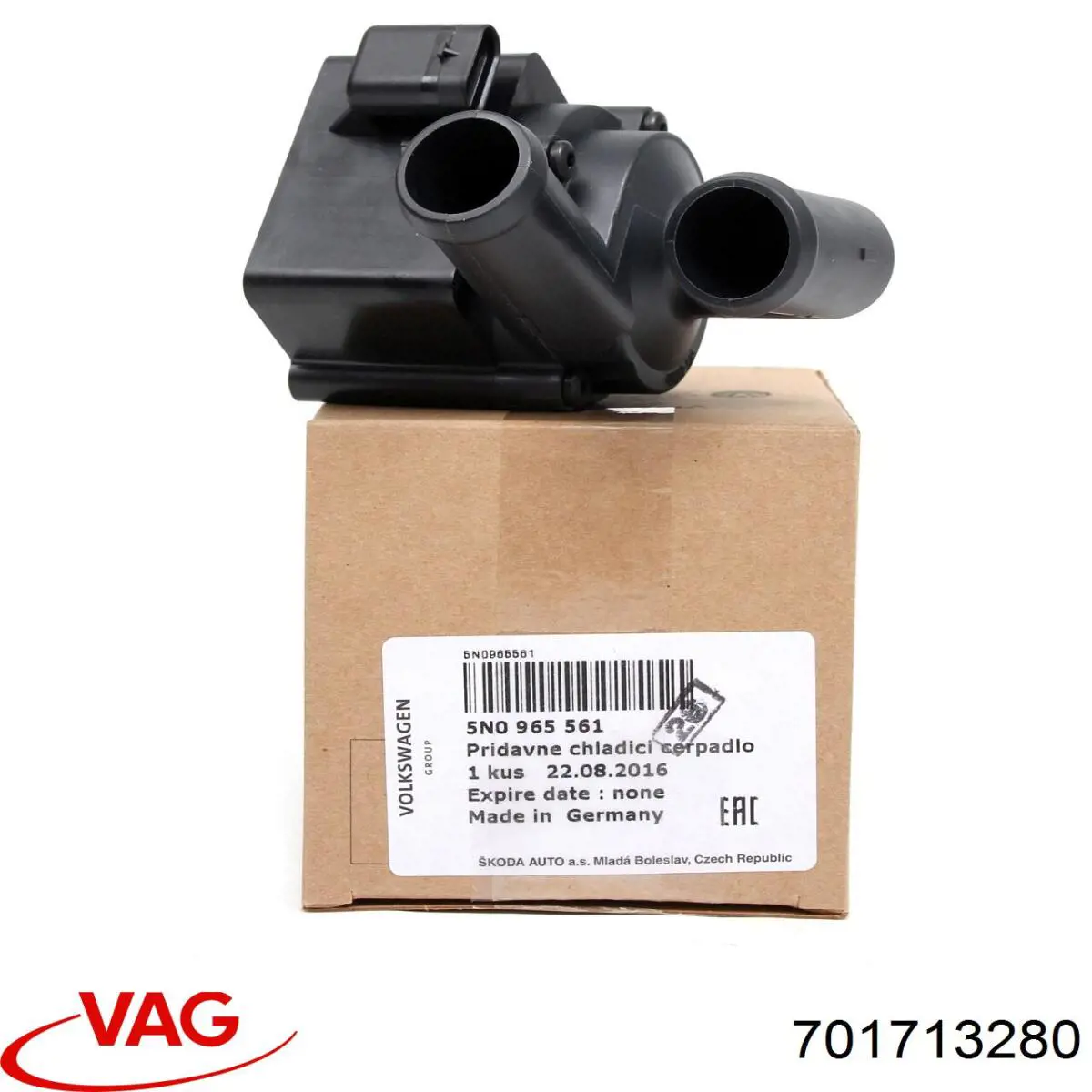 Compre 701713280 VAG Bomba de água (bomba) de esfriamento, adicional elétrica