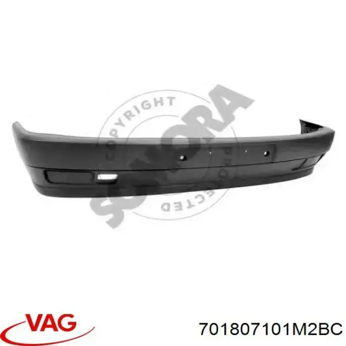 Pára-choque dianteiro VAG 701807101M2BC preço, a partir de 129,78 USD
