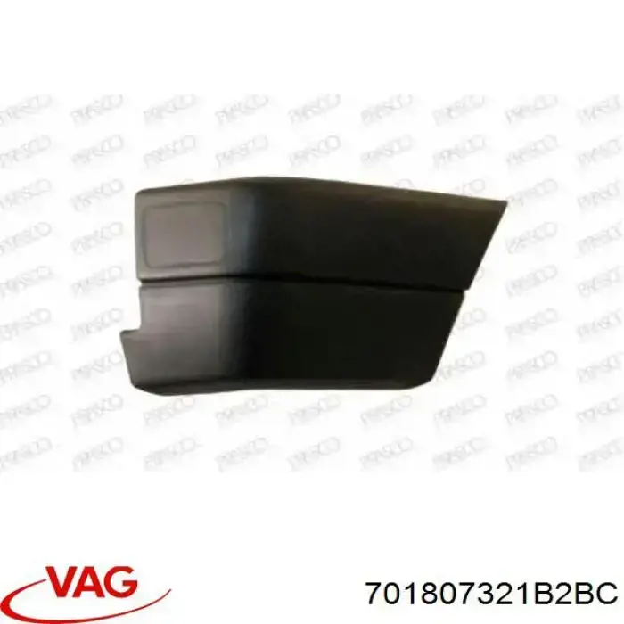 Compre 701807321B2BC VAG Pára-choque traseiro, parte esquerda