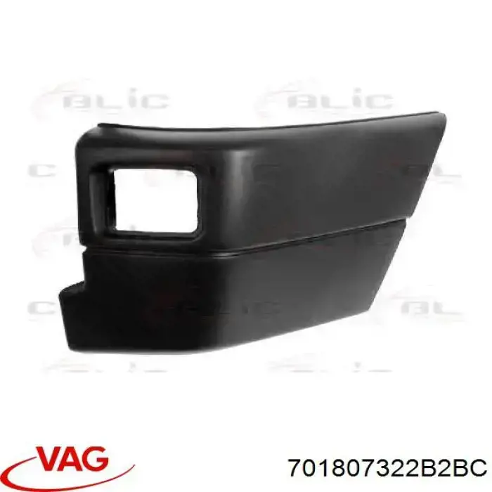 Compre 701807322B2BC VAG Pára-choque traseiro, parte direita