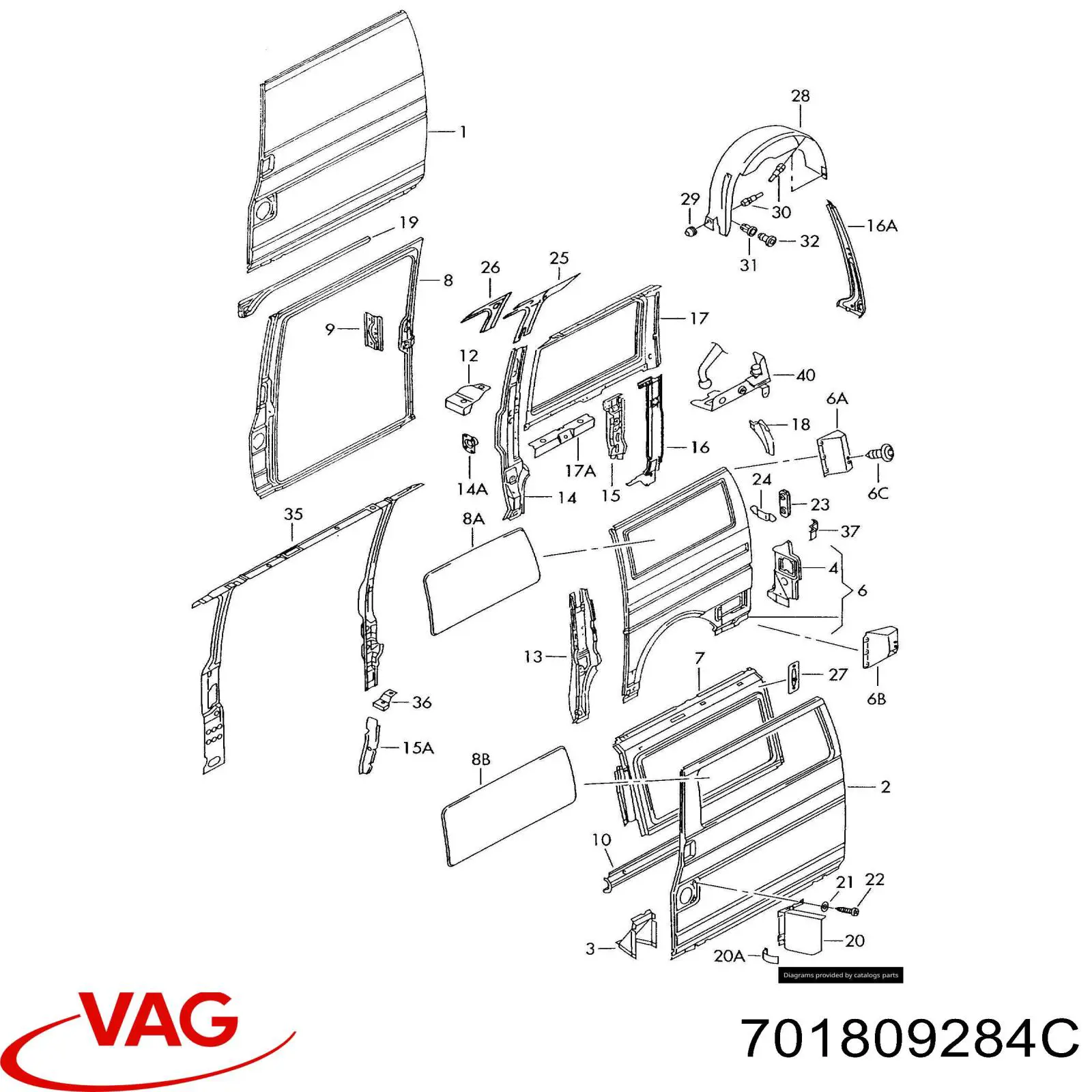  VAG 701809284C preço, a partir de 135,76 USD