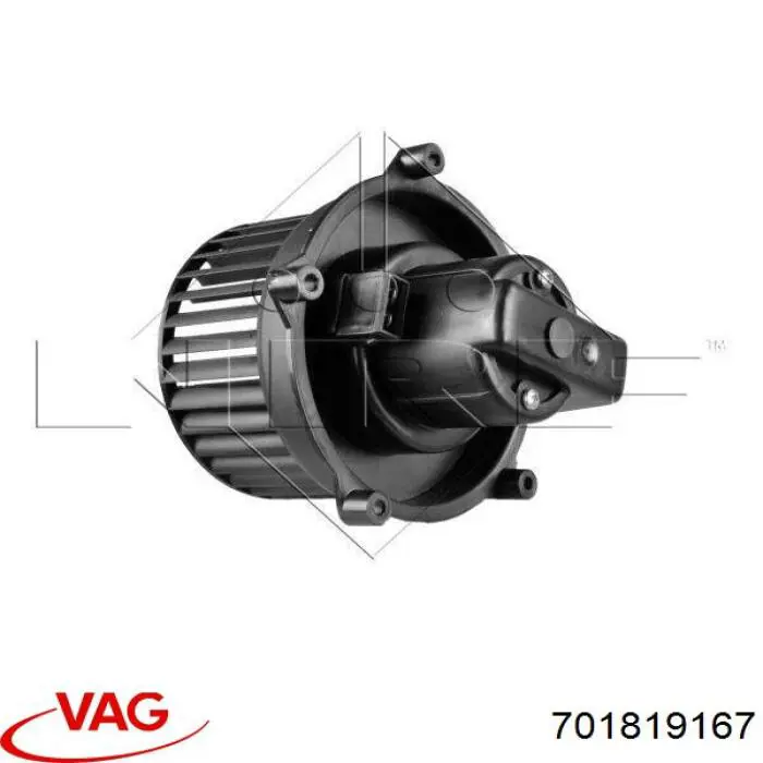 Compre 701819167 VAG Motor traseiro de ventilador de forno (de aquecedor de salão)