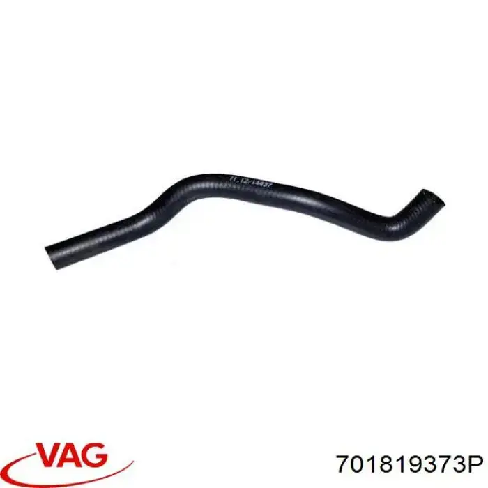 701819373P VAG Mangueira (cano derivado) do sistema de esfriamento