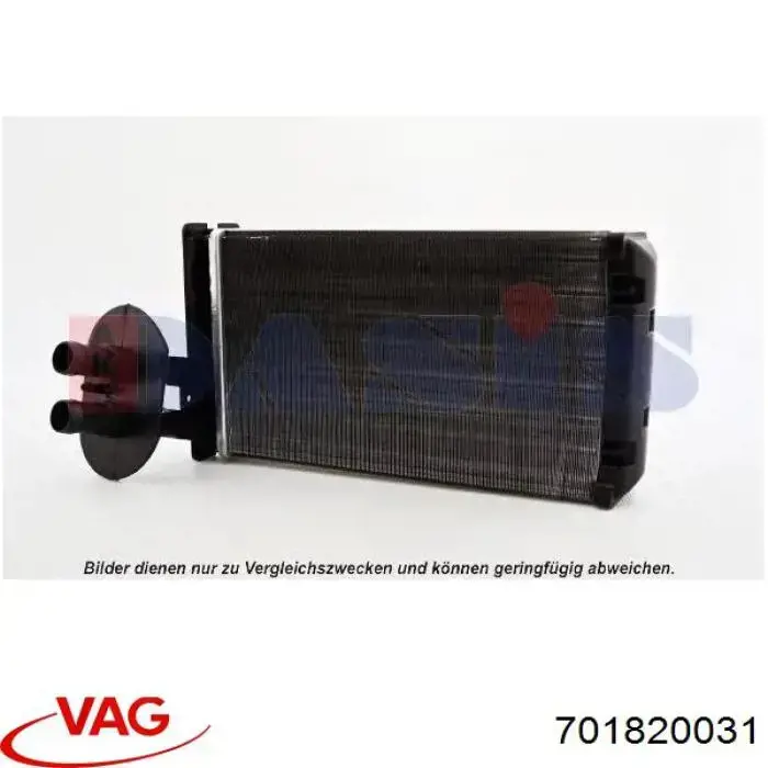 Compre 701820031 VAG Radiador de forno (de aquecedor)