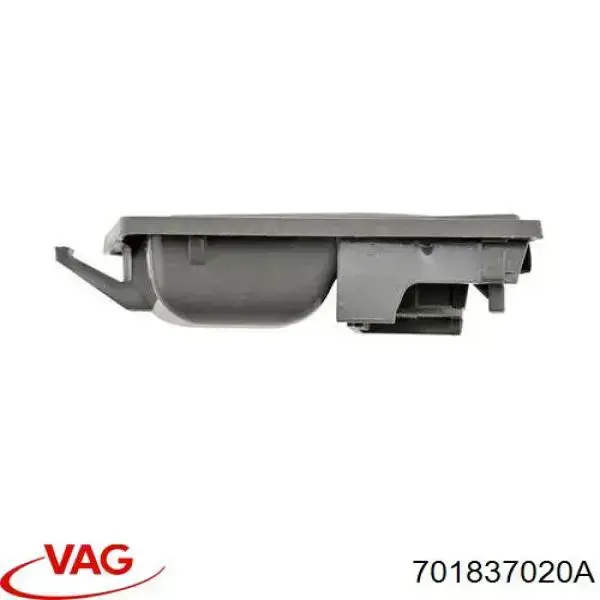 Maçaneta interna direita da porta dianteira VAG 701837020A preço, a partir de 8,62 USD