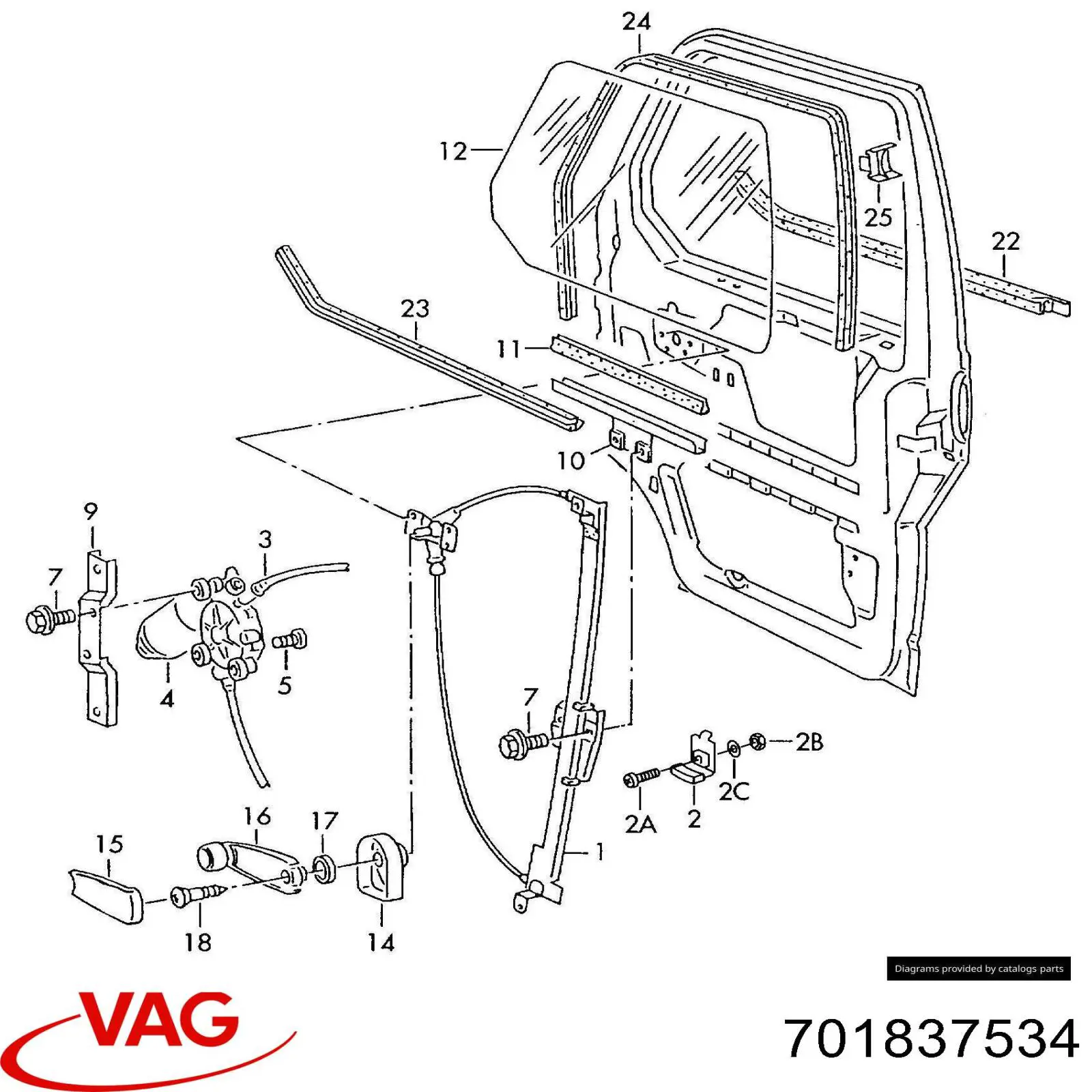  VAG 701837534 preço, a partir de  