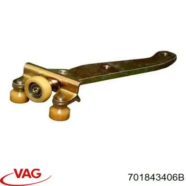 Compre 701843406B VAG Rolo direito inferior da porta lateral (deslizante)