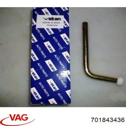 701843436 VAG Rolo direito superior da porta lateral (deslizante)