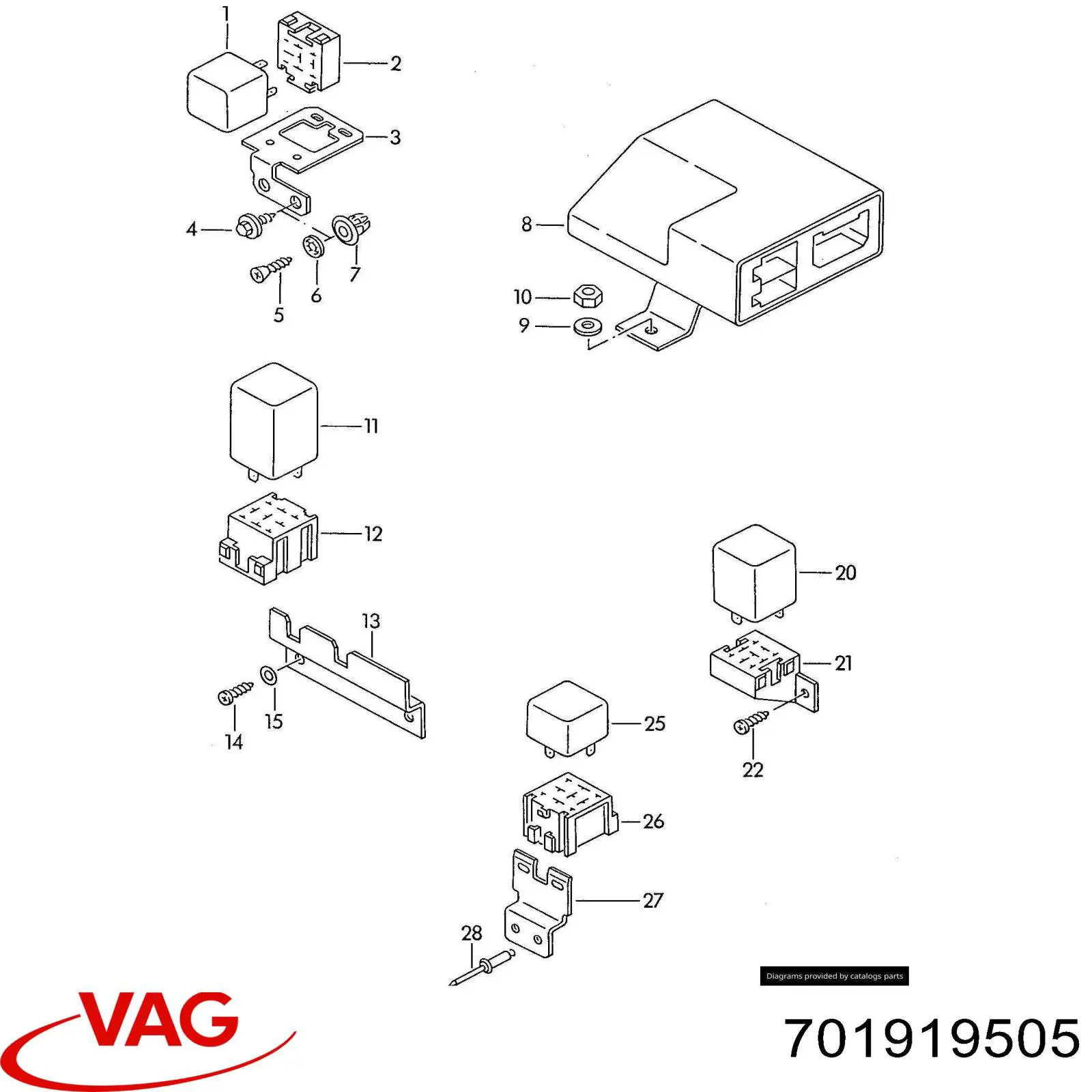 Compre 701919505 VAG 