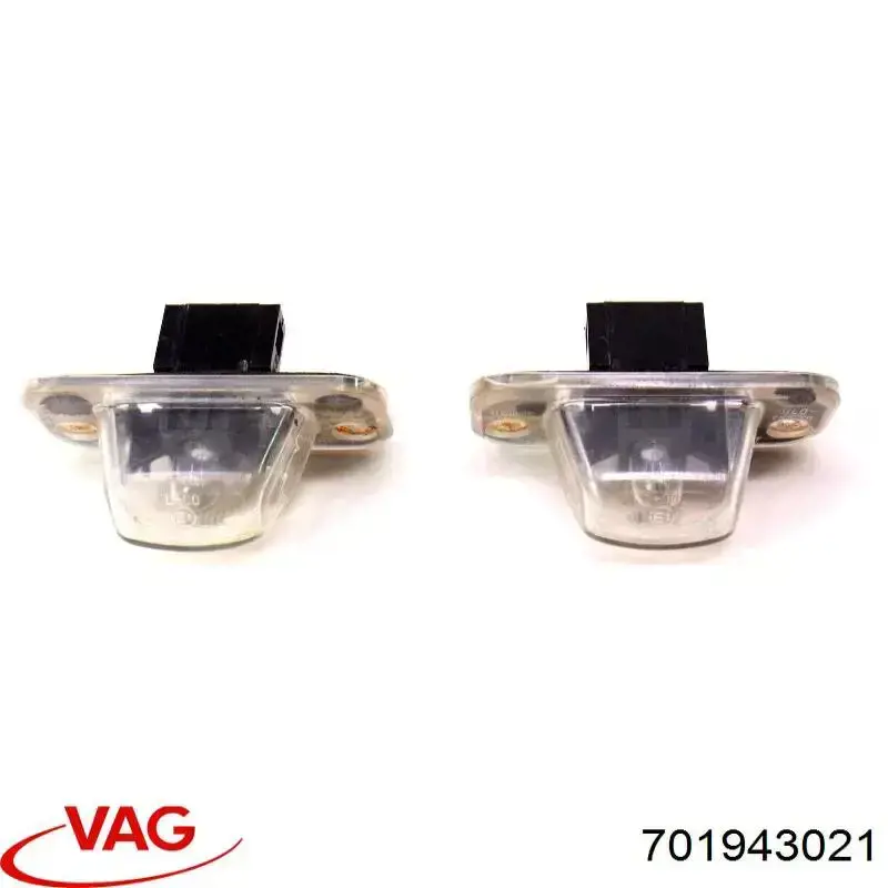 Compre 701943021 VAG Lanterna da luz de fundo de matrícula traseira