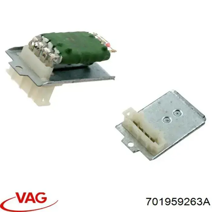 Resistor (resistência) de ventilador de forno (de aquecedor de salão) VAG 701959263A preço, a partir de 29,26 USD
